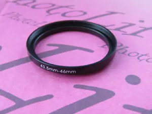 43.5mm to 46mm Stepping Step Up Filter Ring Adapter 43.5mm-46mm - Picture 1 of 2