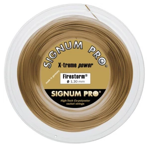 Signum Pro - Firestorm 1.30mm - Tennis String - Gold Metallic - Reel - 200m - Picture 1 of 1