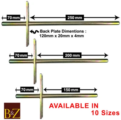 Floating Shelf Brackets Heavy Duty Long Concealed Invisible Hidden Support Oak  - Image 1 of 4