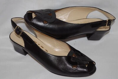 J NUEVO SIN CAJA ZAPATOS de vestir negros con cordones para salón de zapatos clásicos Italia 37 1/2 Foto 1 de 4