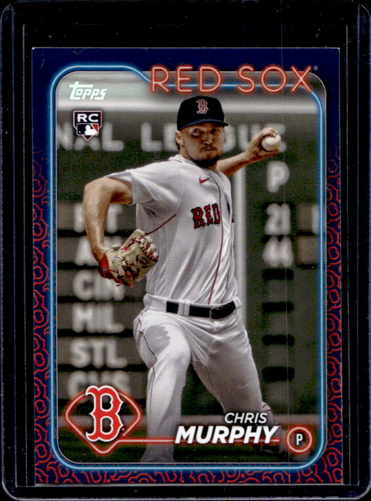 2024 Topps Chris Murphy Team Color Border Variation Rookie RC #73 Red Sox