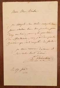 Lettera autografa di Valentino Fioravanti - Picture 1 of 1