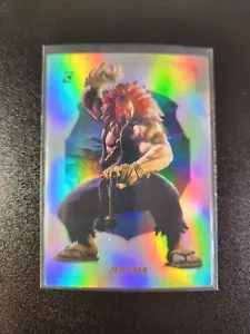 2023 Cardsmiths Street Fighter Series 1 Akuma #01 Rainbow Holofoil Parallel - Bild 1 von 2