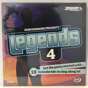 Zoom Karaoke Legends Series CD+G - Band 4 - männliche Singer/Songwriter-Favoriten - Bild 1 von 2