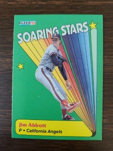 1990 FLEER #10 JIM ABBOTT CALIFORNIA ANGELS