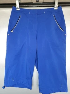 Pantaloncini da golf Tail Tech ~ donna 6 ~ bermuda blu tasche con cerniera a contrasto - Foto 1 di 7