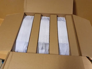 500 DELUXE POLYLINED ANTISTATIC WHITE PAPER LP INNER SLEEVES FOR 12" RECORDS - Picture 1 of 3