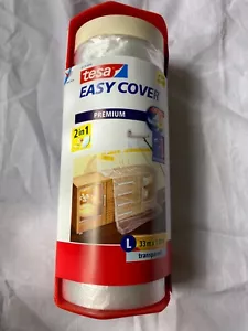 Tesa Easy Cover, Maler Kunststoff mit Klebeband 33m x 1,4m (108 Fuß x 4,6 Fuß) - Bild 1 von 6