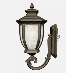 Kichler Salisbury 19.25" Bronze Outdoor Wall Sconce 9041RZ - Picture 1 of 10