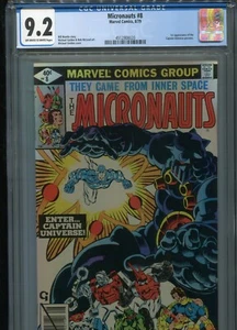 Micronauts #8 (Captain Universe) CGC 9.2 Off White to White Pages - Picture 1 of 3