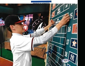 Foto 8x10 autografiada firmada por IAN ANDERSON ATLANTA BRAVES con certificado de autenticidad PSA AI89170 - Imagen 1 de 1