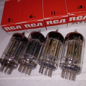 QUAD TV7 Test 'Bogey +' Anfang der 1960er Jahre RCA 5687 Bronze Nickelplatten Ring GTR Rohre - Bild 1 von 24