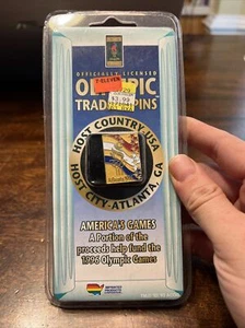 1996 Atlanta Olympics Trading Pin Olympic Games Officially Licensed NEW IN BOX - Picture 1 of 3