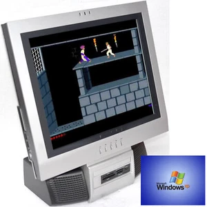 Ancien School Jeux Ordinateur Oldschool PC Pour Vieux Jeux Doom Prince Of Persia - Photo 1/1