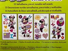 MINNIE MOUSE BOWTIQUE Wall Decals 33 Bedroom Stickers Peel and Stick Locker 