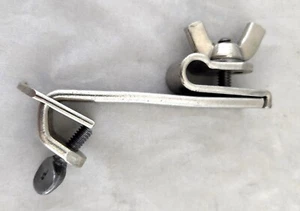 Vintage Nickel Plated Bass Drum Hoop Clamp - Picture 1 of 4