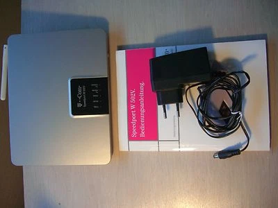 T-Com Speedport W 502 V Typ A/mit Netzteil/T-DSL/WLAN/Online/Internet/Festnetz/ - Bild 1 von 4