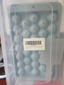 Ice Cube Tray with Lid and Bin - round Ice Trays for Freezer with Lid - - Picture 1 of 2