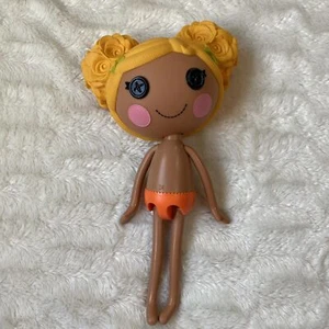 MGA Lalaloopsy Jewel Naked Dark Complexion Button Eye Yellow Hair 12in Girl Doll - Picture 1 of 7