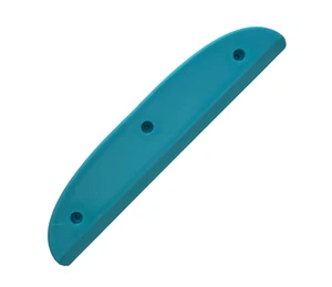 CENTURY Skateboard tail bone style Skid Plate, LIGHT BLUE 8 inch - Picture 1 of 3