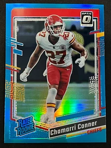 2023 Donruss Optic #255 Chamarri Conner Aqua Prizm Rookie /299 - Foto 1 di 2