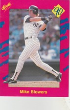 FREE SHIPPING-MINT-1990 Classic #5 MIKE BLOWERS NEW YORK YANKEES