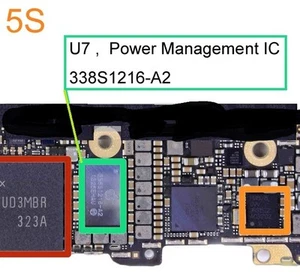 338s1216 power ic for iphone5s fix dead mobile and many other faults - Picture 1 of 3