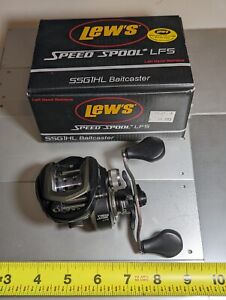 Lews SSG1HL 6.8:1 Left-Hand Baitcast Reel w/  Box, Works But Could Use Tune-Up