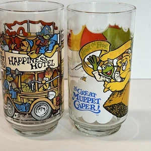 Tolle Muppet Caper McDonalds Gläser - Kermit & Great Gonzo, Happiness Hotel - Bild 1 von 5