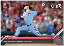2023 Topps NOW Matt Strahm Card # 1001 Phillies NLDS