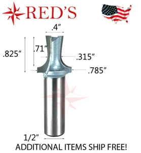 Tideway Carbide Ind. LC35995 CNC MDF Cabinet Door Edge 1/2" shank router bit - Picture 1 of 1