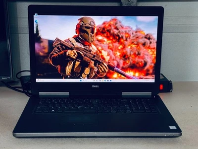 Dell Precision 17"Gaming Laptop-Intel i7 7820HQ-16GB RAM-512GB/1TB-4GB NVIDIA - Image 1 of 4