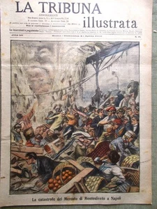 La Tribuna Illustrata 22 Aprile 1906 Boscotrecase Genova Eruzione Vesuvio Usanza - Imagen 1 de 1