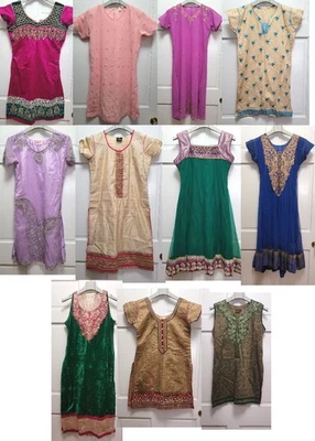 LOT: 11 Women's Kurta Tops & Salwar Kameez Pant Dupatta Sets - 38-39" Chest - Image 1 of 4