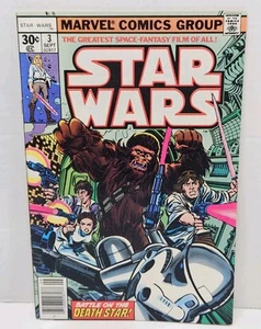 Star Wars #3: "Schlacht am Todesstern!" Erstdruck Marvel Comics Sept 1977 - Bild 1 von 11