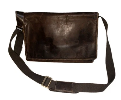 Vintage Visconti London Leather Messenger – Work/School Bag   - Image 1 of 4