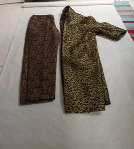 Jacquard-Mantel Khakigrün Farbe Leopardenmuster ,Neu MNG Hose - Bild 1 von 22