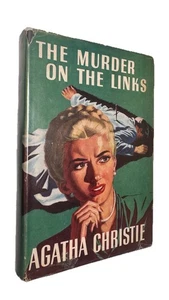 Agatha Christie *SCARCE* Murder on the Links 1952 w/ Dust Jacket - Picture 1 of 7