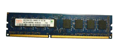 Hynix 4GB DDR3 RAM  HMT351U6BFR8C-H9  PC3-10600U 1333MHz  Desktop DIMM  2Rx8 - Image 1 of 2