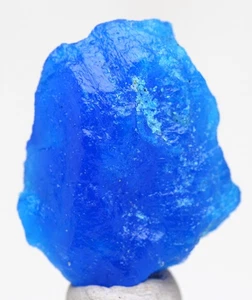 CHALCANTHITE Crystal Mineral Specimen Healing Cluster Copper Electric Blue Gem - Picture 1 of 4