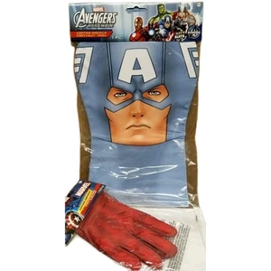 Marvel Avengers Maske und Captain America Handschuhe Kindergröße  - Bild 1 von 5