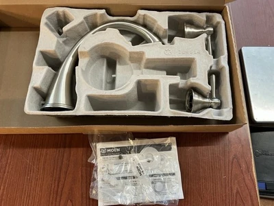 全新 Moen T920BN Kingsley 2 手罗马浴缸填充装饰拉丝镍 B29 — 第 1/4 张图片