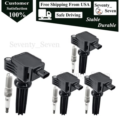 Bobina de encendido y bujía 4 piezas para Explorer Explorer Ford L4 2,0 L Foto 1 de 4