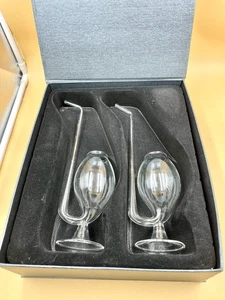 2 Sipper per tubi Crystal Lift Your Spirit Par Brilliant Brandy Port - Foto 1 di 7