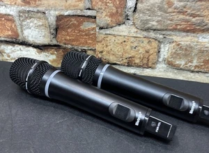 Bietrun Wireless Microphone UHF Dual Metal Rechargeble Wireless Microphone- READ - Picture 1 of 4