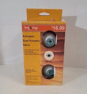 Halloween Animated Moving Eyes Jack O’ Lantern Pumpkin New - Picture 1 of 5