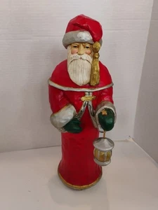 Vintage *Pam Schifferl* Midwest of Cannon Falls Weihnachtsmann mit Laterne 16", signiert - Bild 1 von 8