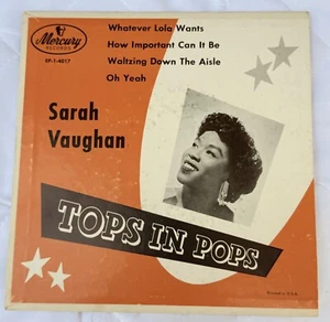 Vintage Mercury Classics Extended Playing 45 Sarah Vaughan EP-1-4017 - Picture 1 of 7