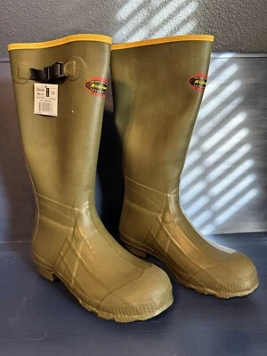 LaCrosse Men's 18" Burly Classic Hunting Boot, Green, Size 12 - Image 1 of 4