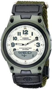 Casio Men's AW80V-3BV World Time Ana-Digi Data Bank 10-Year-Battery Watch - Picture 1 of 3